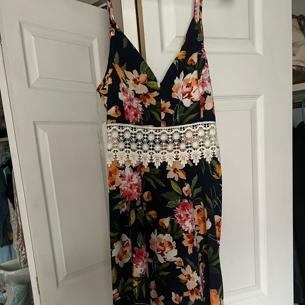 Rue 21 Floral spaghetti strap dress